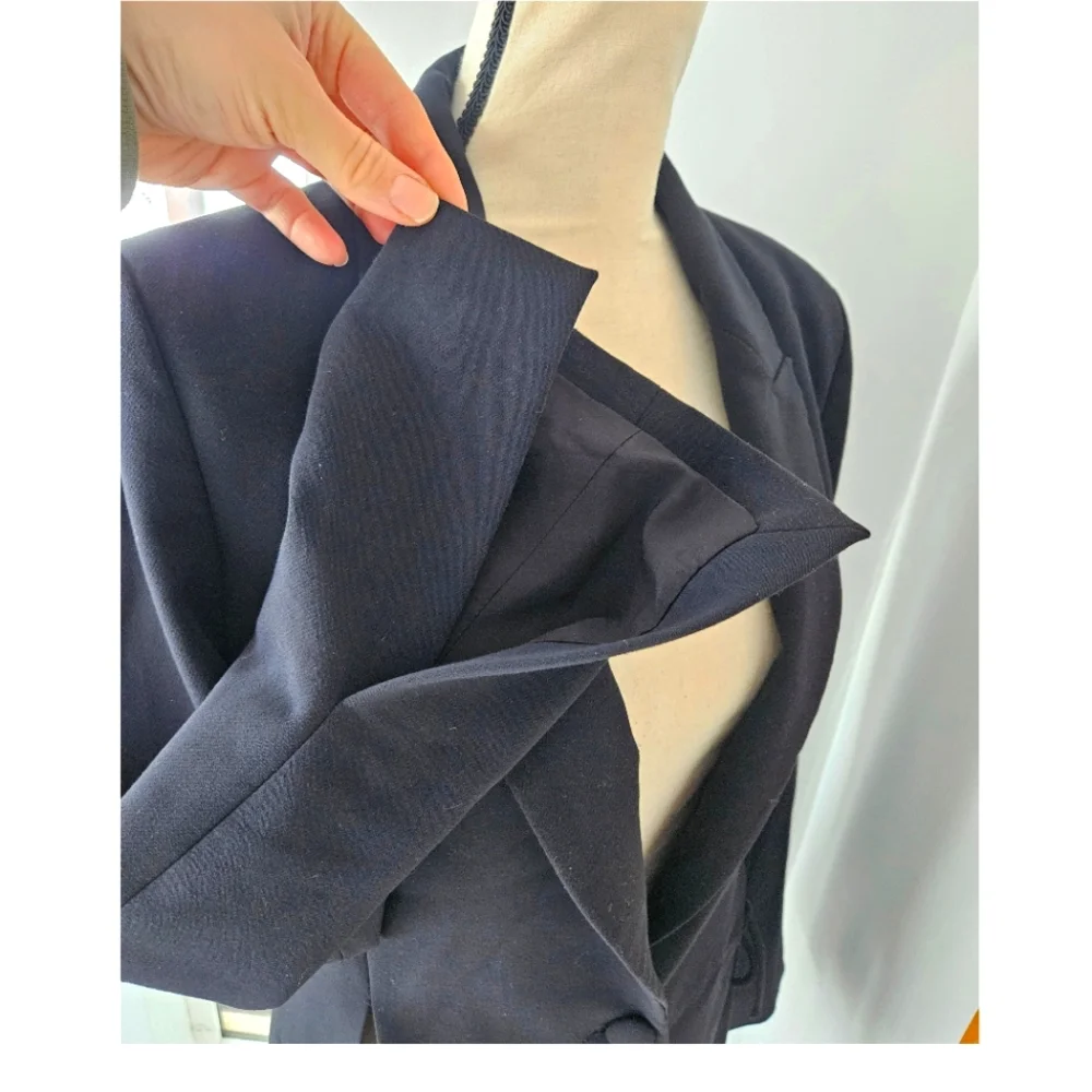 Prabal Gurung Black Tie Blazer, Size 8 - Picture 12 of 15